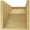 Ekena Millwork 11"W x 22"D x 11"H Wide Crestline Rough Cedar Woodgrain TimberThane Corbel, Primed Tan CORUR11X22X11CRERCPR - alternate 5